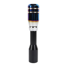 Load image into Gallery viewer, Brand New Universal Mugen Aluminum Burnt Blue Manual Car Gear MT Stick Shift Knob M8 M10 M12 &amp; Black Shifter Extender Extension