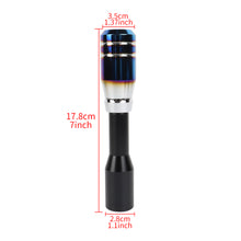 Load image into Gallery viewer, Brand New Universal Mugen Aluminum Burnt Blue Manual Car Gear MT Stick Shift Knob M8 M10 M12 &amp; Black Shifter Extender Extension