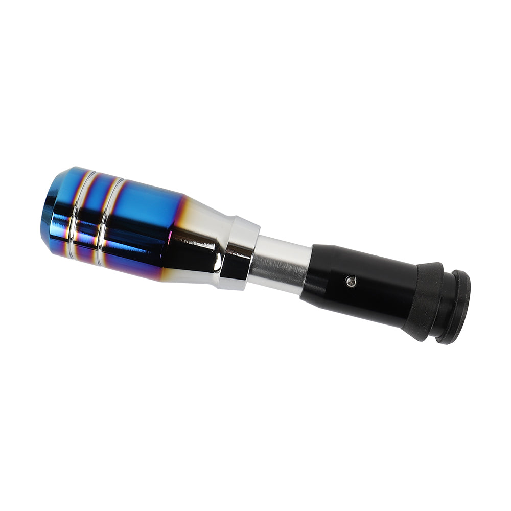 Brand New Universal Mugen Aluminum Burnt Blue Automatic Gear Shift Knob Shifter Lever Head