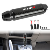 Brand New Nismo Universal Real Carbon Fiber Black Aluminum Automatic Transmission Racing Gear Shift Knob