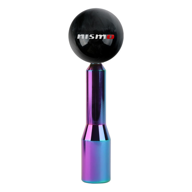 Brand New Universal Nismo Pearl Black Ball Manual Gear Stick Shift Knob M8 M10 M12 & Neo Chrome Shifter Extender Extension