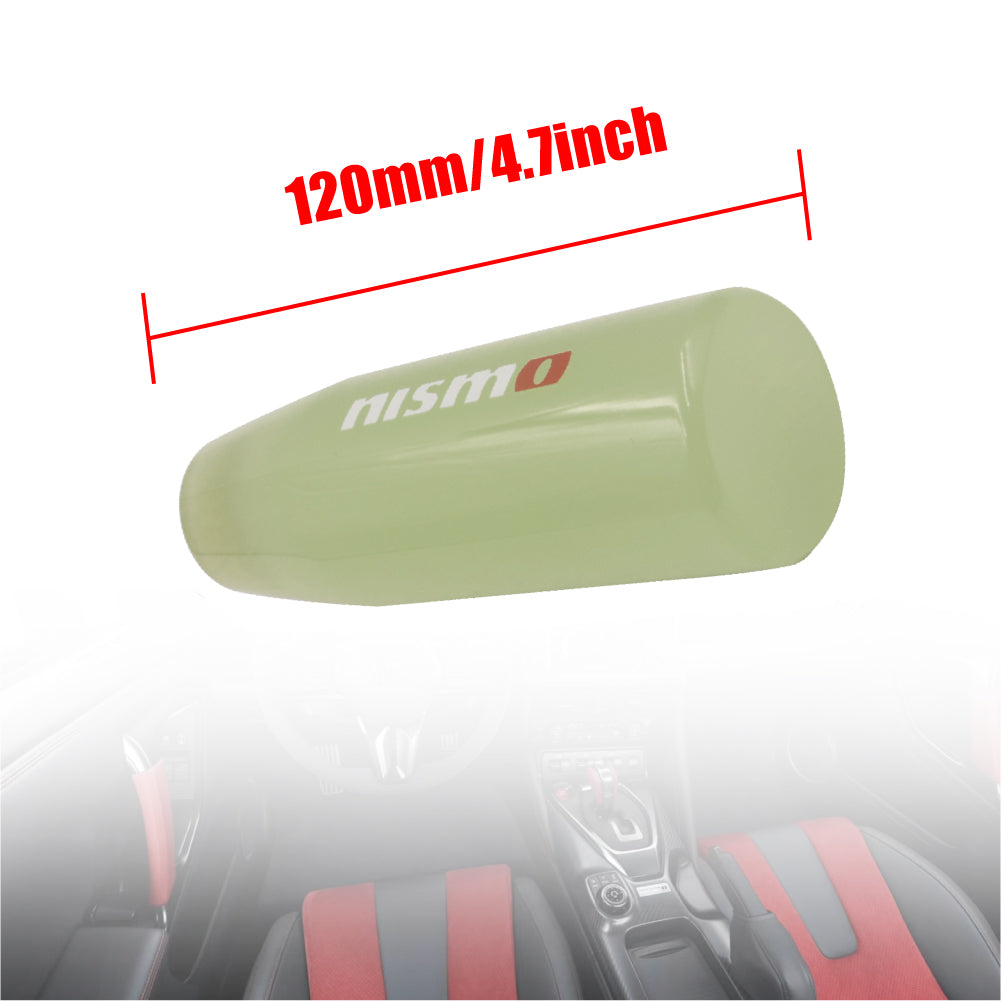 Brand New Universal 12CM Nismo Glow in the Dark Green Pearl Long Stick Manual Car Gear Shift Knob Shifter M8 M10 M12