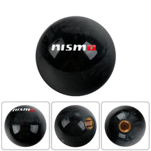 Load image into Gallery viewer, Brand New Universal Nismo JDM Black Pearl 54mm Round Ball SHIFT KNOB M8 M10 M12