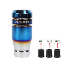 Load image into Gallery viewer, Brand New Universal Nismo Aluminum Burnt Blue Manual Car Gear MT Stick Shift Knob M8 M10 M12