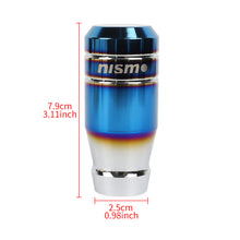 Load image into Gallery viewer, Brand New Universal Nismo Aluminum Burnt Blue Manual Car Gear MT Stick Shift Knob M8 M10 M12