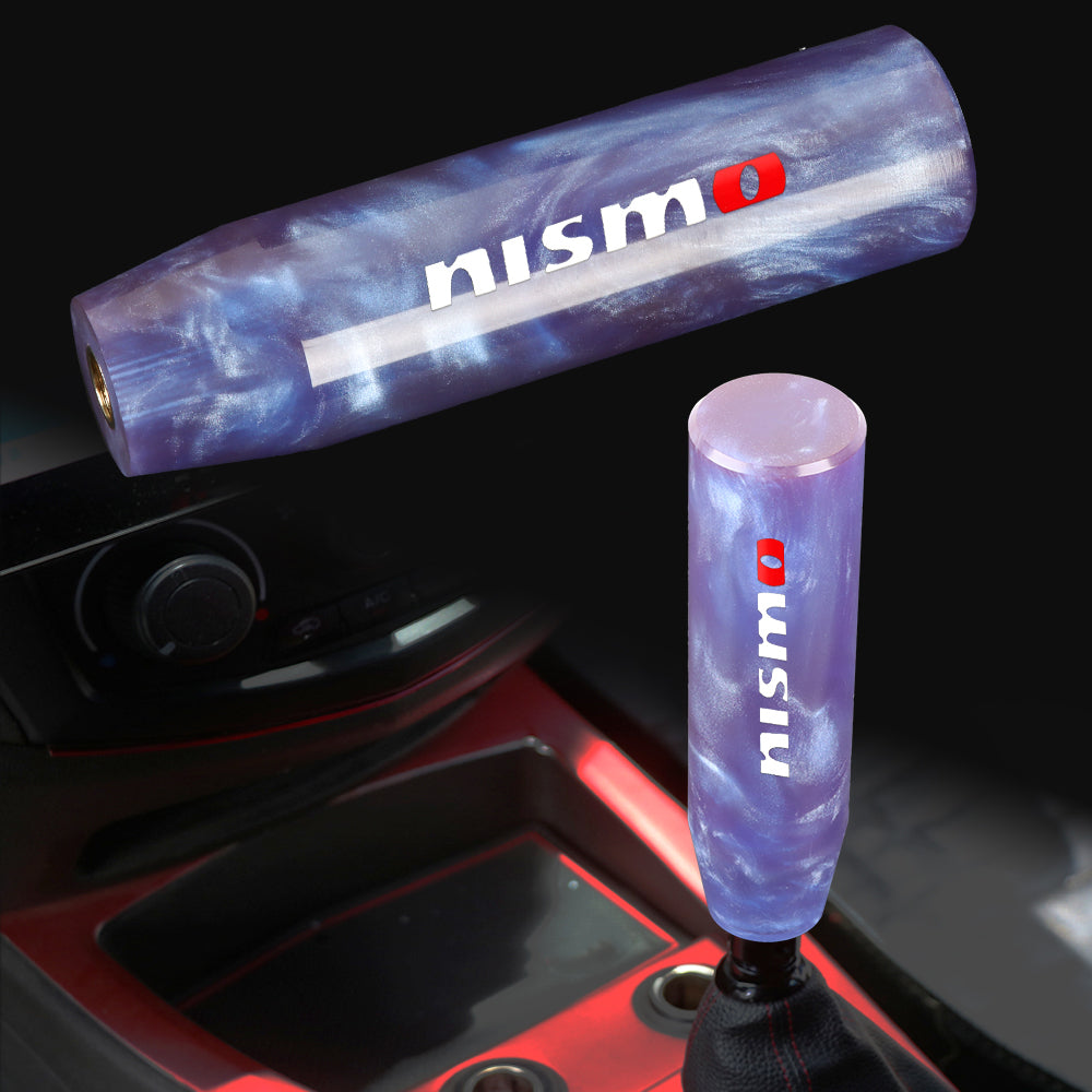 Brand New Universal Nismo Purple Pearl Long Stick Manual Car Gear Shift Knob Shifter M8 M10 M12