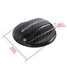 Load image into Gallery viewer, BRAND NEW UNIVERSAL Porsche Real Carbon Fiber Gas Fuel Cap Cover For Porsche