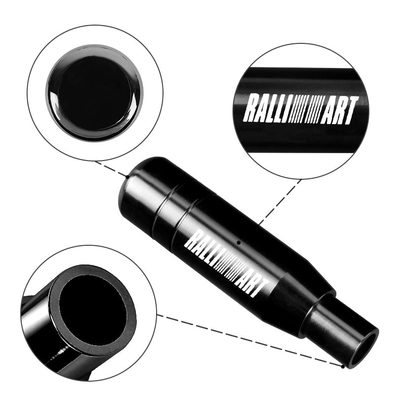 Brand New Universal JDM 13CM Ralliart Aluminum Black Automatic Gear Stick Shift Knob Lever Shifter