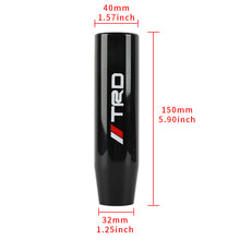 Load image into Gallery viewer, Brand New 15CM TRD Universal Glossy Black Long Stick Manual Car Gear Shift Knob Shifter M8 M10 M12