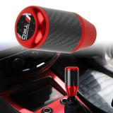 Brand New Universal TRD Red Real Carbon Fiber Racing Gear Stick Shift Knob For MT Manual M12 M10 M8