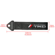 Load image into Gallery viewer, Brand New TRD Carbon Fiber High Strength Tow Towing Strap Hook For Front / REAR BUMPER JDM