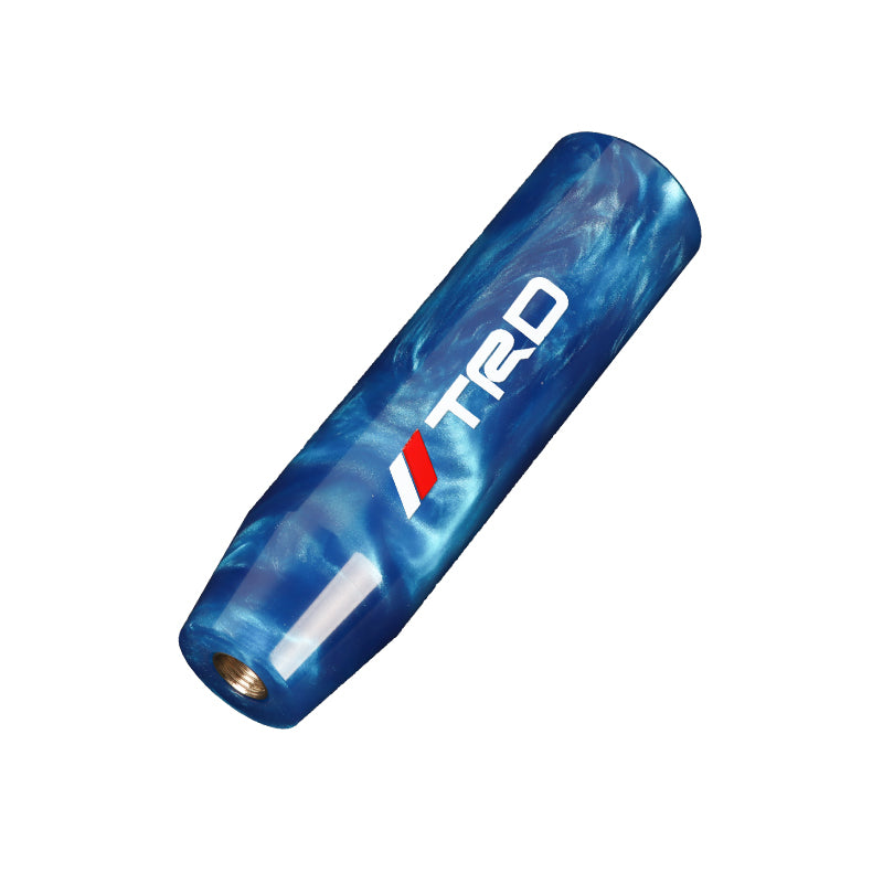 Brand New Universal TRD Blue Pearl Long Stick Manual Car Gear Shift Knob Shifter M8 M10 M12