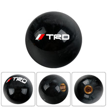 Load image into Gallery viewer, Brand New Universal TRD JDM Black Pearl 54mm Round Ball SHIFT KNOB M8 M10 M12