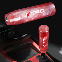 Load image into Gallery viewer, Brand New Universal TRD Red Pearl Long Stick Manual Car Gear Shift Knob Shifter M8 M10 M12