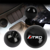 BRAND NEW UNIVERSAL TRD JDM Aluminum Black Round Ball Manual Gear Stick Shift Knob Universal M8 M10 M12