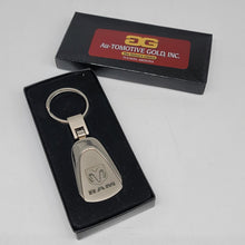 Load image into Gallery viewer, Brand New Dodge Ram Chrome Teardrop Authentic Logo Keychain Fob Ring Officially Licensed Product