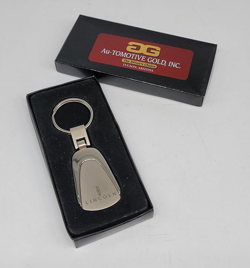 Brand New Lincoln Chrome Teardrop Authentic Logo Keychain Fob Ring Off Jk Racing Inc 