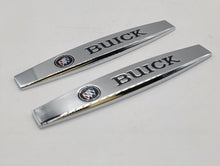 Load image into Gallery viewer, BRAND NEW UNIVERSAL 2PCS BUICK 3D METAL EMBLEM BADGE STICKER