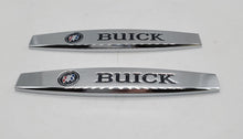 Load image into Gallery viewer, BRAND NEW UNIVERSAL 2PCS BUICK 3D METAL EMBLEM BADGE STICKER