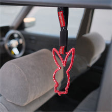 Load image into Gallery viewer, Brand New Supreme Playboy Bunny Shaped Red JDM TSURIKAWA Subway Bus Handle Strap Charm Drift