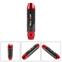 Load image into Gallery viewer, Brand New Ralliart Universal Real Carbon Fiber Red Aluminum Automatic Transmission Racing Gear Shift Knob