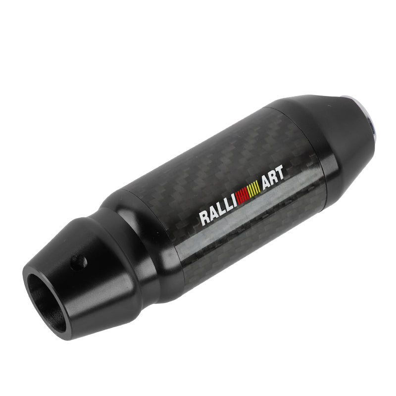 Brand New Ralliart Universal Real Carbon Fiber Black Aluminum Automatic Transmission Racing Gear Shift Knob