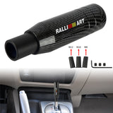 Brand New Universal JDM 13CM Ralliart Aluminum Carbon Fiber Style Automatic Gear Stick Shift Knob Lever Shifter