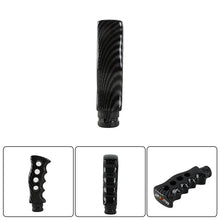 Load image into Gallery viewer, Brand New Universal Ralliart Carbon Fiber Look Slotted Pistol Grip Handle Manual Gear Shift Knob Shifter M8 M10 M12