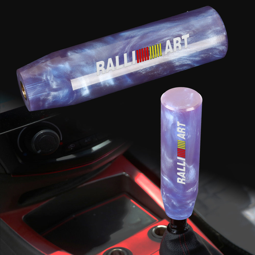 Brand New Universal Ralliart Purple Pearl Long Stick Manual Car Gear Shift Knob Shifter M8 M10 M12