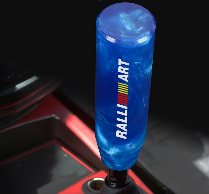 Brand New Universal Ralliart Pearl Blue Long Stick Manual Car Gear Shift Knob Shifter M8 M10 M12