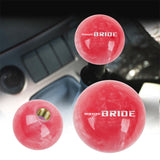 Brand New Universal Bride JDM Red Pearl 54mm Round Ball SHIFT KNOB M8 M10 M12