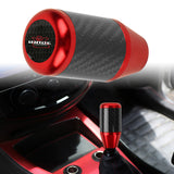 Brand New Universal Bride Red Real Carbon Fiber Racing Gear Stick Shift Knob For MT Manual M12 M10 M8