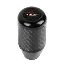 Load image into Gallery viewer, Brand New Universal Bride Black Real Carbon Fiber Racing Gear Stick Shift Knob For MT Manual M12 M10 M8