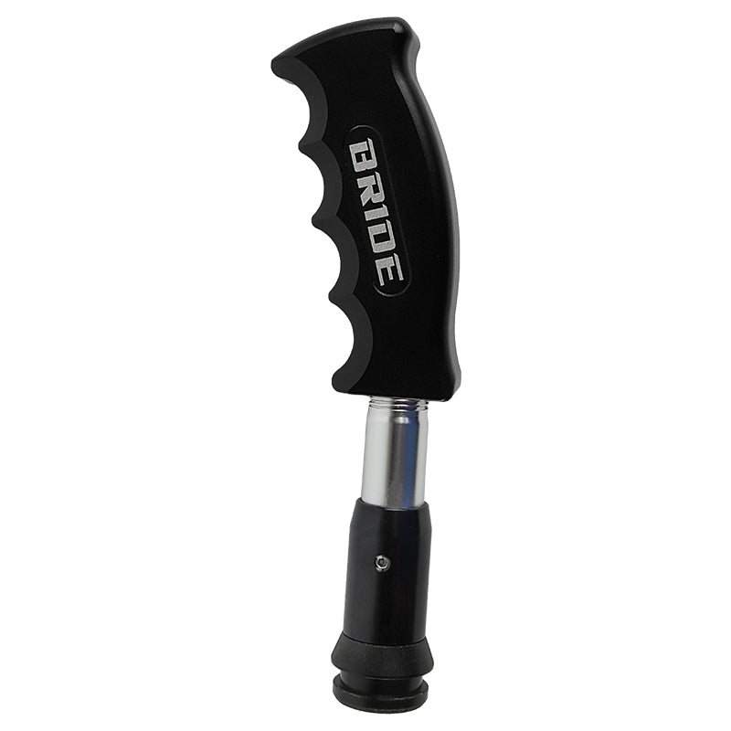 Brand New Bride Black Aluminum Slotted Pistol Grip Handle Automatic Gear Shift Knob Shifter