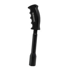 Load image into Gallery viewer, Brand New Bride Black Aluminum Slotted Pistol Grip Handle Manuel Gear Stick Shift Knob M8 M10 M12 &amp; Black Shifter Extender Extension