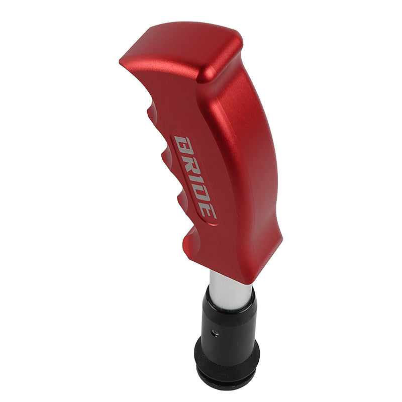 Brand New Bride Red Aluminum Slotted Pistol Grip Handle Automatic Gear Shift Knob Shifter