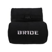 Load image into Gallery viewer, Brand New 2PCS JDM Bride Black Fabric Material Car Neck Headrest Pillow Fabric Racing Seat