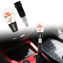 Load image into Gallery viewer, Brand New Universal JDM Bride Black Crystal Real Flowers Head Automatic Car Gear Shift Knob shifter