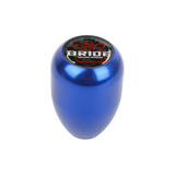 Brand New Universal Real Carbon Sticker Bride Aluminum Manual Gear Stick Blue Shift Knob M8 M10 M12