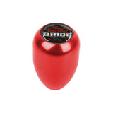 Brand New Universal Real Carbon Sticker Bride Aluminum Manual Gear Stick Red Shift Knob M8 M10 M12