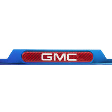 Load image into Gallery viewer, Brand New Universal 1PCS GMC Titanium Burnt Blue Metal License Plate Frame