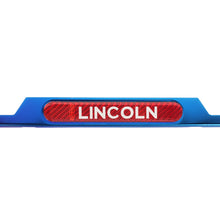 Load image into Gallery viewer, Brand New Universal 1PCS LINCOLN Titanium Burnt Blue Metal License Plate Frame