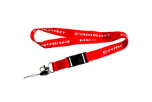 Load image into Gallery viewer, Brand New JDM Camaro Racing Red Double Sided Printed NYLON Lanyard Neck Strap Keychain Quick Release