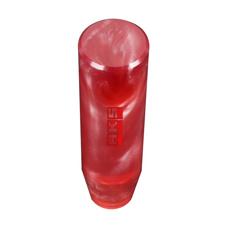 Brand New Universal HKS Red Pearl Long Stick Manual Car Gear Shift Knob Shifter M8 M10 M12