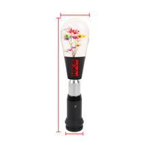 Load image into Gallery viewer, Brand New Universal JDM HKS Black Crystal Real Flowers Head Automatic Car Gear Shift Knob shifter