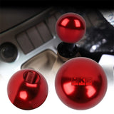 BRAND NEW UNIVERSAL HKS JDM Aluminum Red Round Ball Manual Gear Stick Shift Knob Universal M8 M10 M12