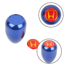 Load image into Gallery viewer, Brand New Universal Honda H Logo Sticker Aluminum Manual Gear Stick Blue Shift Knob M8 M10 M12