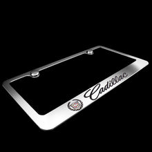 Load image into Gallery viewer, Brand New 2PCS Cadillac Chrome Plated Brass License Plate Frame Officially Licensed