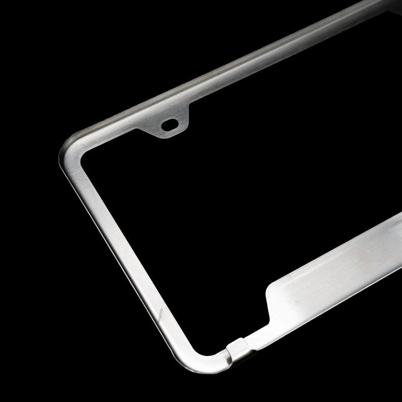 Brand New 2PCS Ram Chrome Stainless Steel License Plate Frame Officially Licensed