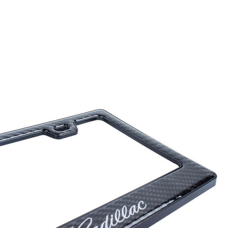 Brand New 2PCS Cadillac Chrome Plated Brass License Plate Frame Officially Licensed